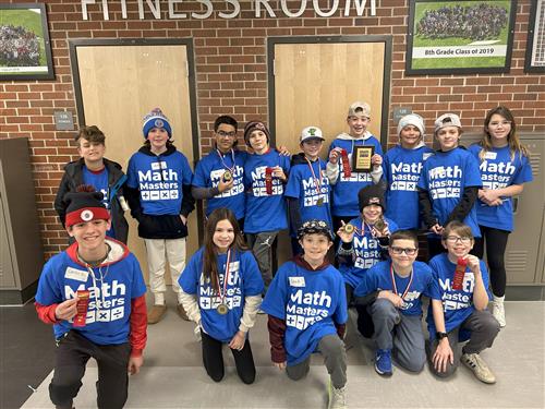 Sixth Grade Math Masters Earn Awards at Tournament